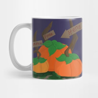 Pumpkin illustration Mug